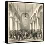 Interior of the Stock Exchange, London-null-Framed Stretched Canvas