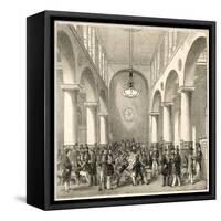 Interior of the Stock Exchange, London-null-Framed Stretched Canvas