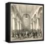 Interior of the Stock Exchange, London-null-Framed Stretched Canvas