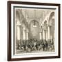 Interior of the Stock Exchange, London-null-Framed Art Print