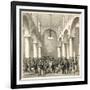 Interior of the Stock Exchange, London-null-Framed Art Print