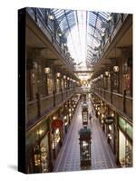 Interior of the Strand, Glass Covered Shopping Mall, Sydney, New South Wales (Nsw), Australia-D H Webster-Stretched Canvas