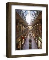 Interior of the Strand, Glass Covered Shopping Mall, Sydney, New South Wales (Nsw), Australia-D H Webster-Framed Photographic Print