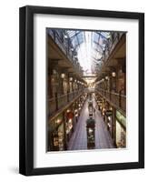 Interior of the Strand, Glass Covered Shopping Mall, Sydney, New South Wales (Nsw), Australia-D H Webster-Framed Photographic Print