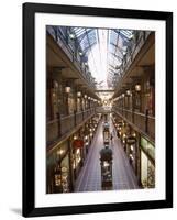 Interior of the Strand, Glass Covered Shopping Mall, Sydney, New South Wales (Nsw), Australia-D H Webster-Framed Photographic Print