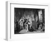 Interior of the Studio of Alfred Bruyas-Auguste Barthelemy Glaize-Framed Giclee Print