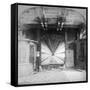 Interior of the Suspension Bridge, Niagara Falls, Canada, Early 20th Century-null-Framed Stretched Canvas