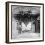 Interior of the Suspension Bridge, Niagara Falls, Canada, Early 20th Century-null-Framed Giclee Print