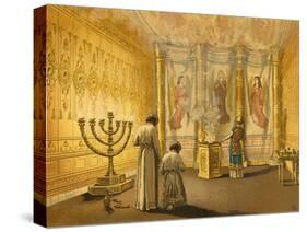 Interior of the Tabernacle-English School-Stretched Canvas