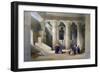 Interior of the Temple at Esna, Upper Egypt, 1838-David Roberts-Framed Giclee Print