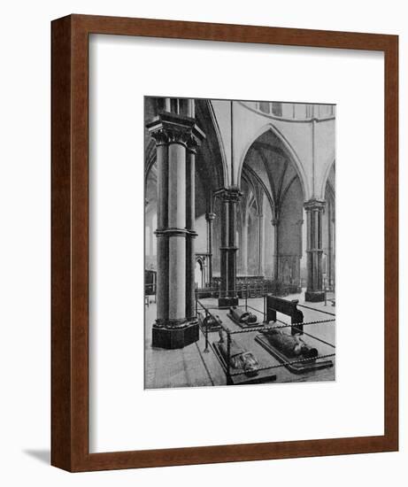 Interior of the Temple Church, City of London, c1905 (1906)-Photochrom Co Ltd of London-Framed Photographic Print