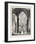 Interior of the Temple Church in London-null-Framed Giclee Print