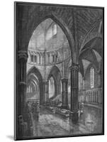 Interior of the Temple Church, London, 1905-Lancelot Speed-Mounted Giclee Print