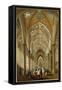 Interior of the Temple Church Uk-null-Framed Stretched Canvas