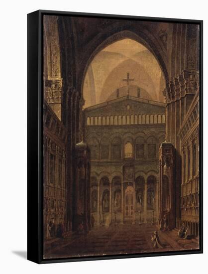 Interior of the Temple in Jerusalem, 1821-Maxim Nikiphorovich Vorobyev-Framed Stretched Canvas