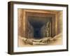 Interior of the Temple of Abou Simbel, Egypt, 1842-1845-E Weidenbach-Framed Giclee Print