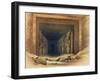 Interior of the Temple of Abou Simbel, Egypt, 1842-1845-E Weidenbach-Framed Giclee Print