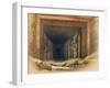 Interior of the Temple of Abou Simbel, Egypt, 1842-1845-E Weidenbach-Framed Giclee Print