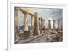 Interior of the Temple of Apollo at Bassae in Arcadia-John Fulleylove-Framed Giclee Print