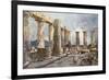 Interior of the Temple of Apollo at Bassae in Arcadia-John Fulleylove-Framed Giclee Print