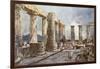 Interior of the Temple of Apollo at Bassae in Arcadia-John Fulleylove-Framed Giclee Print