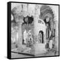 Interior of the Temple of Babulnath, Bombay, India, 1901-BW Kilburn-Framed Stretched Canvas