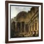 Interior of the Temple of Diana at Nimes. 1786-Hubert Robert-Framed Art Print