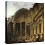 Interior of the Temple of Diana at Nimes. 1786-Hubert Robert-Stretched Canvas