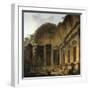 Interior of the Temple of Diana at Nimes. 1786-Hubert Robert-Framed Art Print