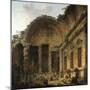 Interior of the Temple of Diana at Nimes. 1786-Hubert Robert-Mounted Art Print