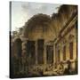 Interior of the Temple of Diana at Nimes. 1786-Hubert Robert-Stretched Canvas