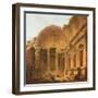 Interior of the Temple of Diana at Nimes, 1787-Hubert Robert-Framed Giclee Print