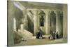 Interior of the Temple of Esne in Upper Egypt-David Roberts-Stretched Canvas