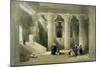 Interior of the Temple of Esne in Upper Egypt-David Roberts-Mounted Giclee Print