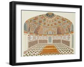 Interior of the Tomb of et ahmadowlah, Agra School, circa 1815-null-Framed Giclee Print