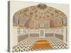 Interior of the Tomb of et ahmadowlah, Agra School, circa 1815-null-Stretched Canvas