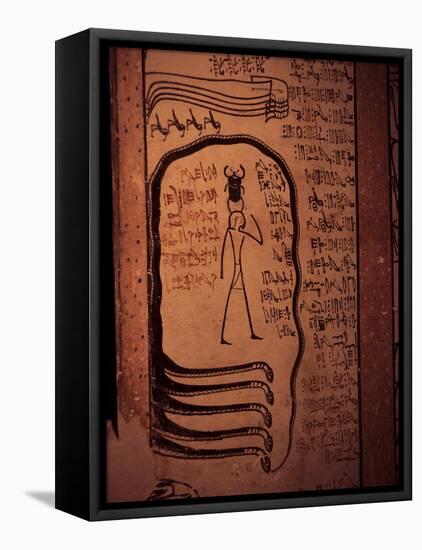 Interior of the Tomb of Tuthmosis III, Thebes, Egypt-Richard Ashworth-Framed Stretched Canvas