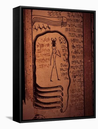 Interior of the Tomb of Tuthmosis III, Thebes, Egypt-Richard Ashworth-Framed Stretched Canvas