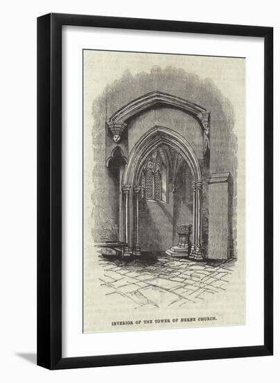 Interior of the Tower of Herne Church-null-Framed Giclee Print
