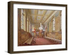 Interior of the Vintners' Hall, Upper Thames Street, London, 1880-John Crowther-Framed Giclee Print