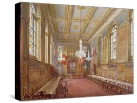 Interior of the Vintners' Hall, Upper Thames Street, London, 1880-John Crowther-Stretched Canvas