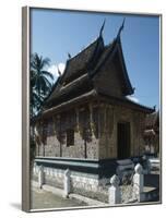 Interior of the Wat Xieng Thong Monastery, or Monastery of the Golden City, 1560, Luang Prabang-null-Framed Photographic Print