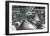 Interior of the Weaving Shed, St Leonard's Factory, Dunfermline, C1880-null-Framed Giclee Print