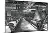 Interior of the Weaving Shed, St Leonard's Factory, Dunfermline, C1880-null-Mounted Giclee Print