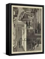 Interior of the Westminster Clock Tower-null-Framed Stretched Canvas