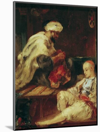 Interior of the Workshop of an Arab Tailor-Eugene Fromentin-Mounted Giclee Print