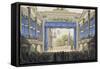 Interior of Theatre in Josefstadt (Theater in Der Josefstadt) in Vienna-null-Framed Stretched Canvas