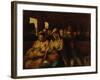Interior of third-class carriage, 1862-64-Honore Daumier-Framed Giclee Print