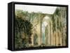 Interior of Tintern Abbey-Thomas Girtin-Framed Stretched Canvas