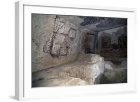 Interior of Tomb in Necropolis of Via Amerina in Tre Ponti, Falerii Novi, Lazio, Italy-null-Framed Giclee Print